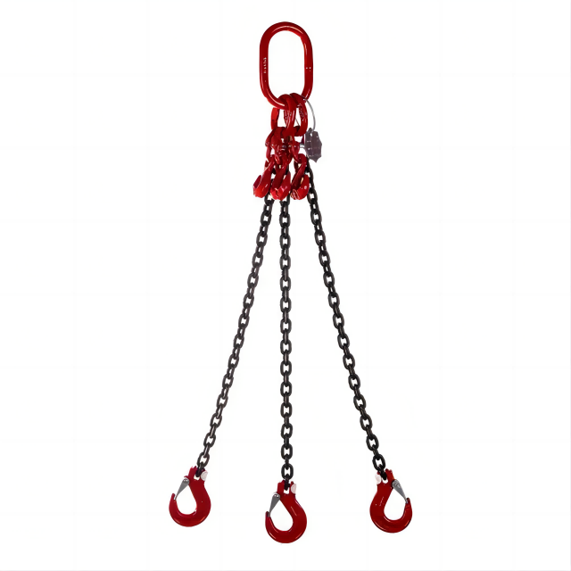 Grade 80 Adjustable 3 Leg Lifting Chain Sling with Chain Shortner